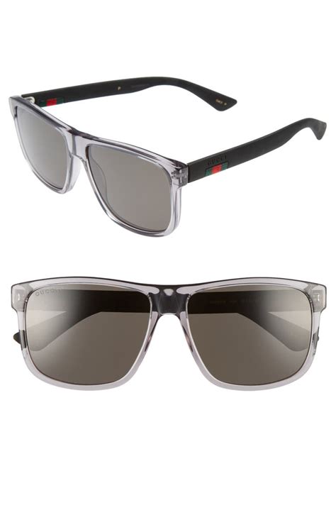 gucci 58mm flat top sunglasses|gucci clear optical glasses.